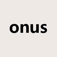 onus是什么意思