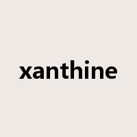 xanthine是什么意思