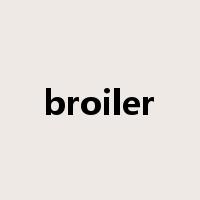 broiler是什么意思