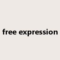 free expression是什么意思
