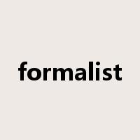 formalist是什么意思
