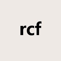 rcf是什么意思