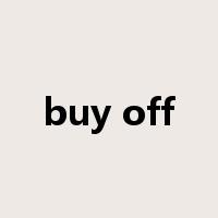 buy off是什么意思