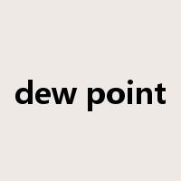 dew point是什么意思