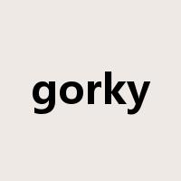 gorky是什么意思