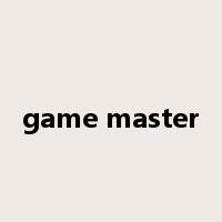 game master是什么意思