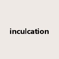 inculcation是什么意思