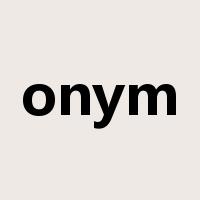 onym是什么意思