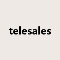 telesales是什么意思