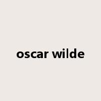 oscar wilde是什么意思