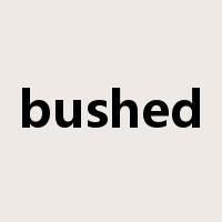 bushed是什么意思