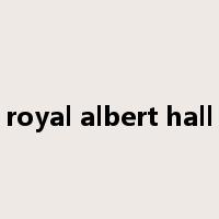 royal albert hall是什么意思