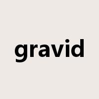 gravid是什么意思