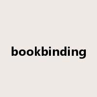 bookbinding是什么意思