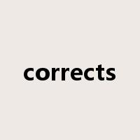corrects是什么意思