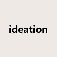 ideation是什么意思