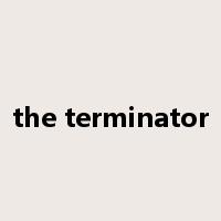 the terminator是什么意思