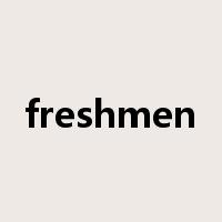 freshmen是什么意思