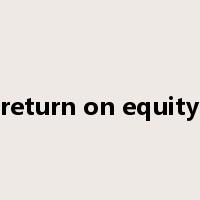 return on equity是什么意思