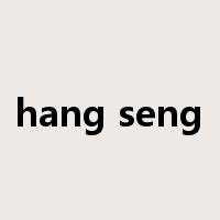 hang seng是什么意思