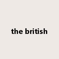 the british是什么意思