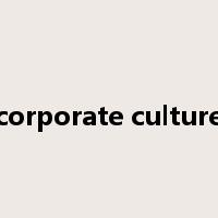 corporate culture是什么意思