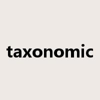 taxonomic是什么意思