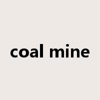 coal mine是什么意思