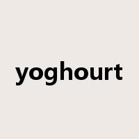 yoghourt是什么意思