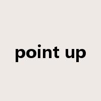point up是什么意思