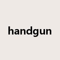 handgun是什么意思