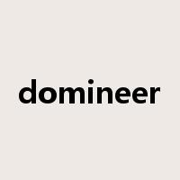 domineer是什么意思