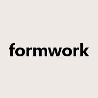 formwork是什么意思