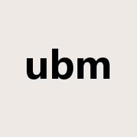 ubm是什么意思