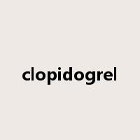 clopidogrel是什么意思