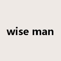 wise man是什么意思