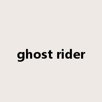 ghost rider是什么意思