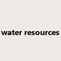 water resources是什么意思