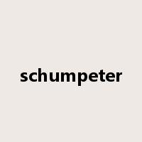 schumpeter是什么意思