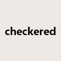 checkered是什么意思