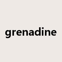 grenadine是什么意思