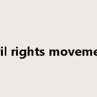 civil rights movement是什么意思