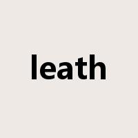 leath是什么意思