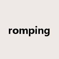romping是什么意思
