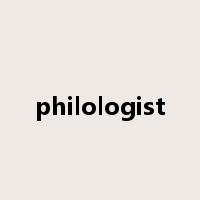 philologist是什么意思