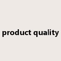product quality是什么意思