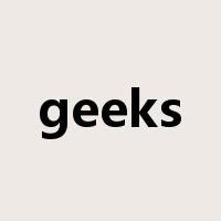 geeks是什么意思