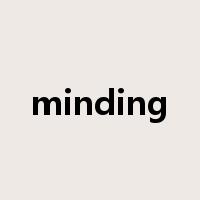 minding是什么意思