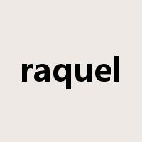 raquel是什么意思