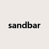 sandbar是什么意思